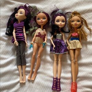 Ever after high doll bundle add four dolls